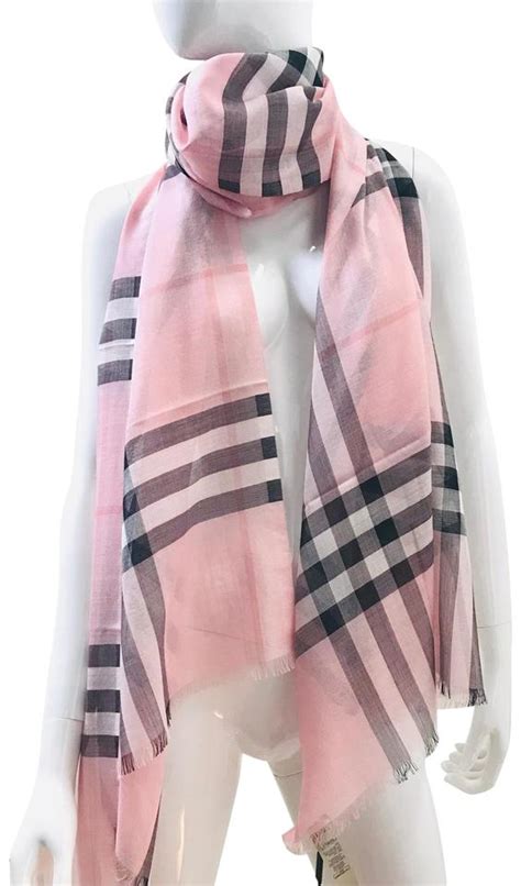 burberry ash rose light silk scarf|Burberry Lightweight Check Silk Scarf .